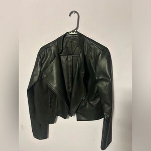 Faux leather jacket
